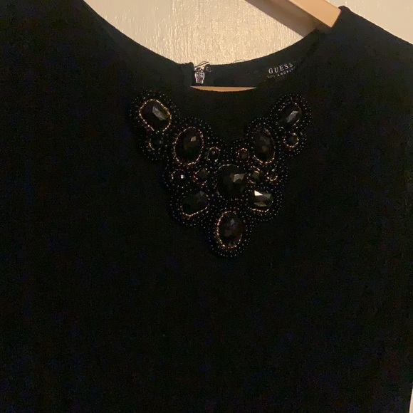 Guess mesh long sleeve skater skirt dress - Picture 2 of 7